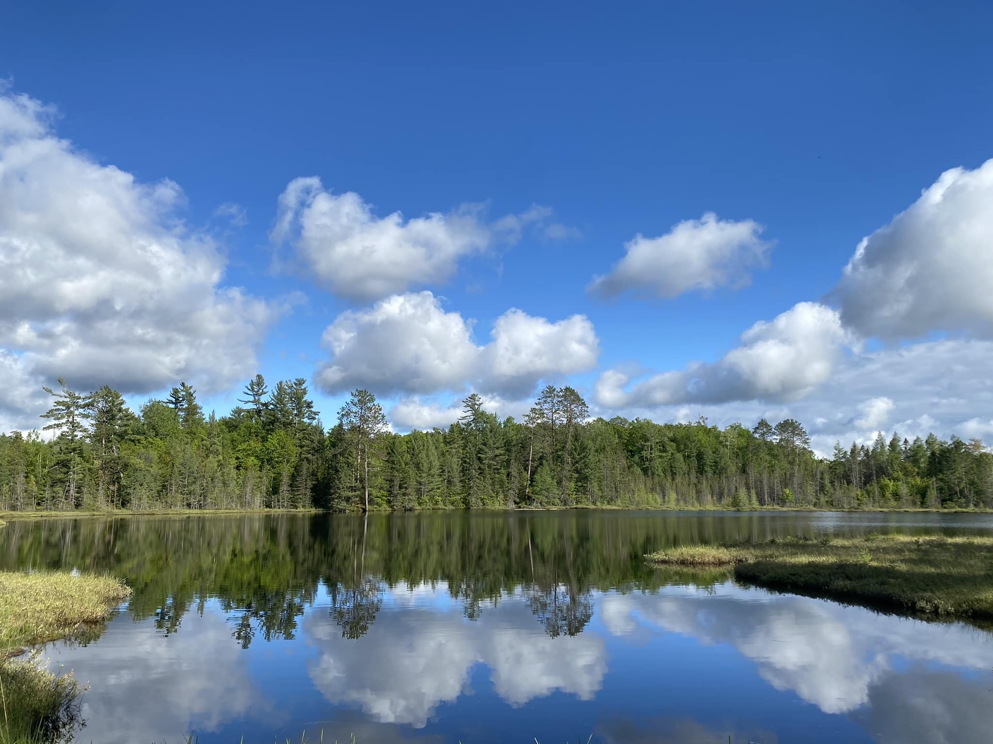 Inland Lake near Phelps Wisconsin
